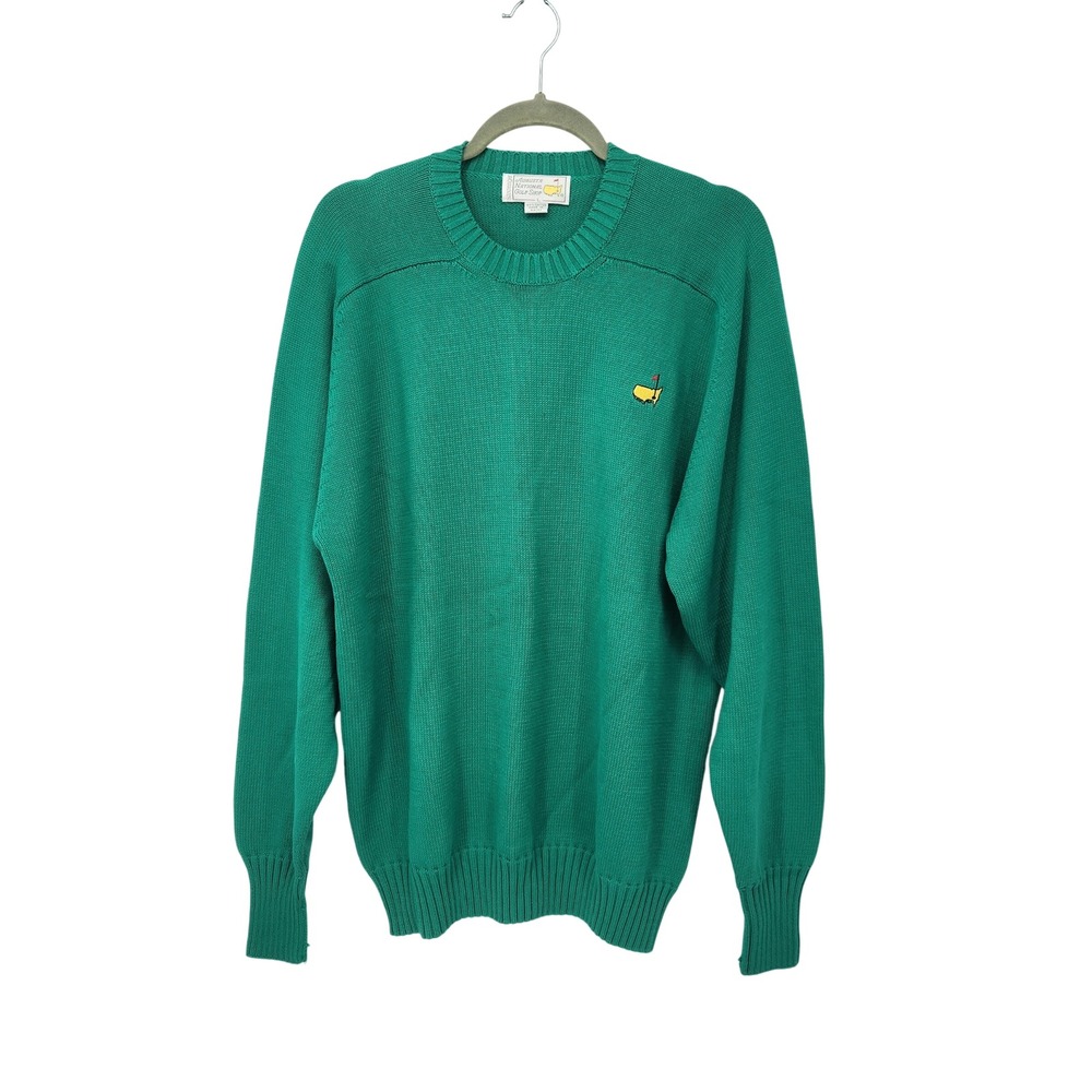 Slazenger Augusta National Golf Shop "The Masters" Crewneck Knit Sweater Men's L